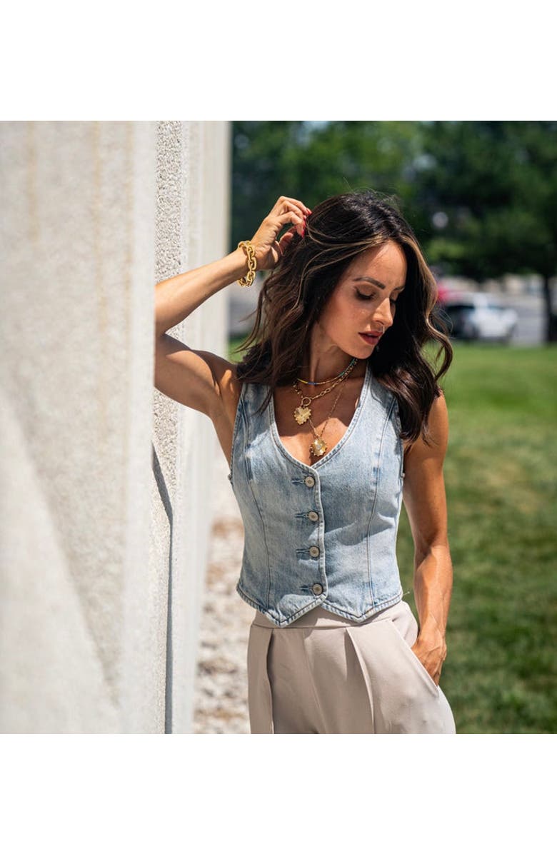 Erin McDermott Jewelry Gold Link Bracelet, Alternate, color, Gold