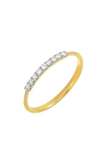 Carriere Jewelry Carrière Jewelry Diamond Stackable Ring In 14k Yellow Gold