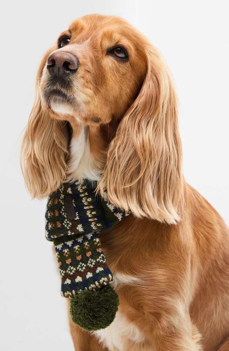 Barbour Marlow Fair Isle Dog Scarf, Alternate, color, 
