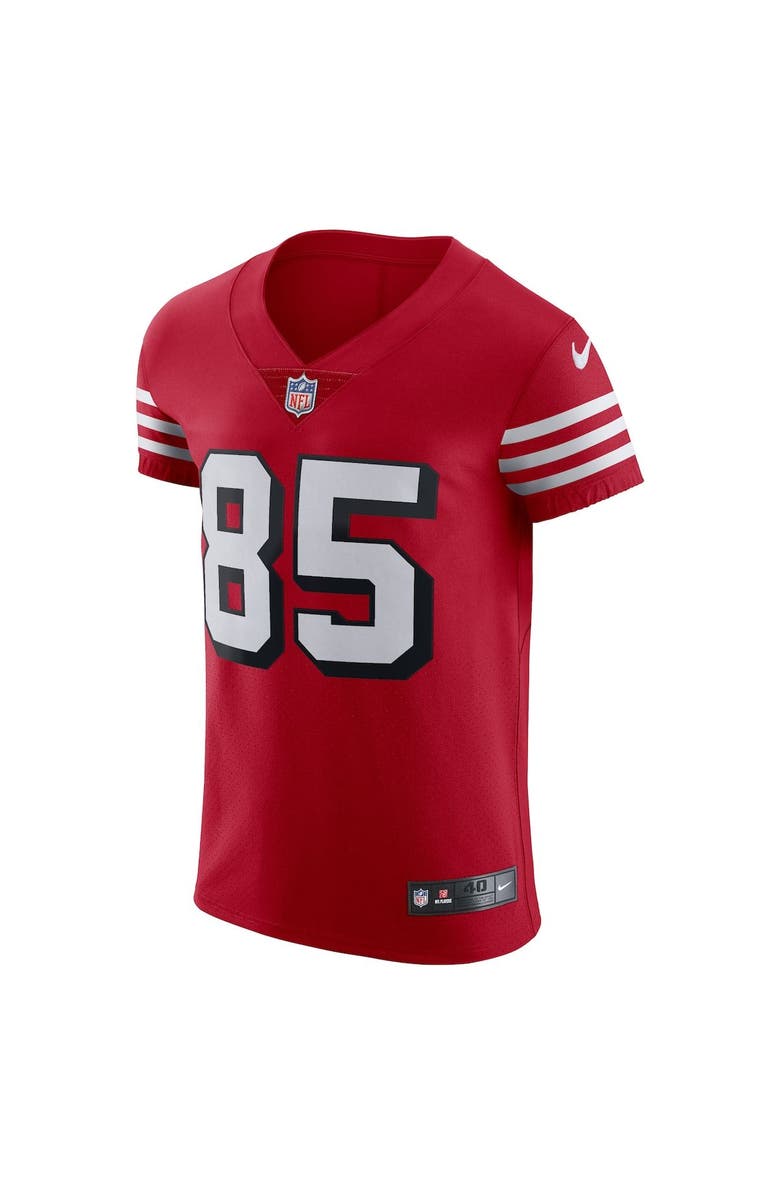 Nike Men's Nike George Kittle Scarlet San Francisco 49ers Alternate Vapor Elite Jersey, Alternate, color, Red