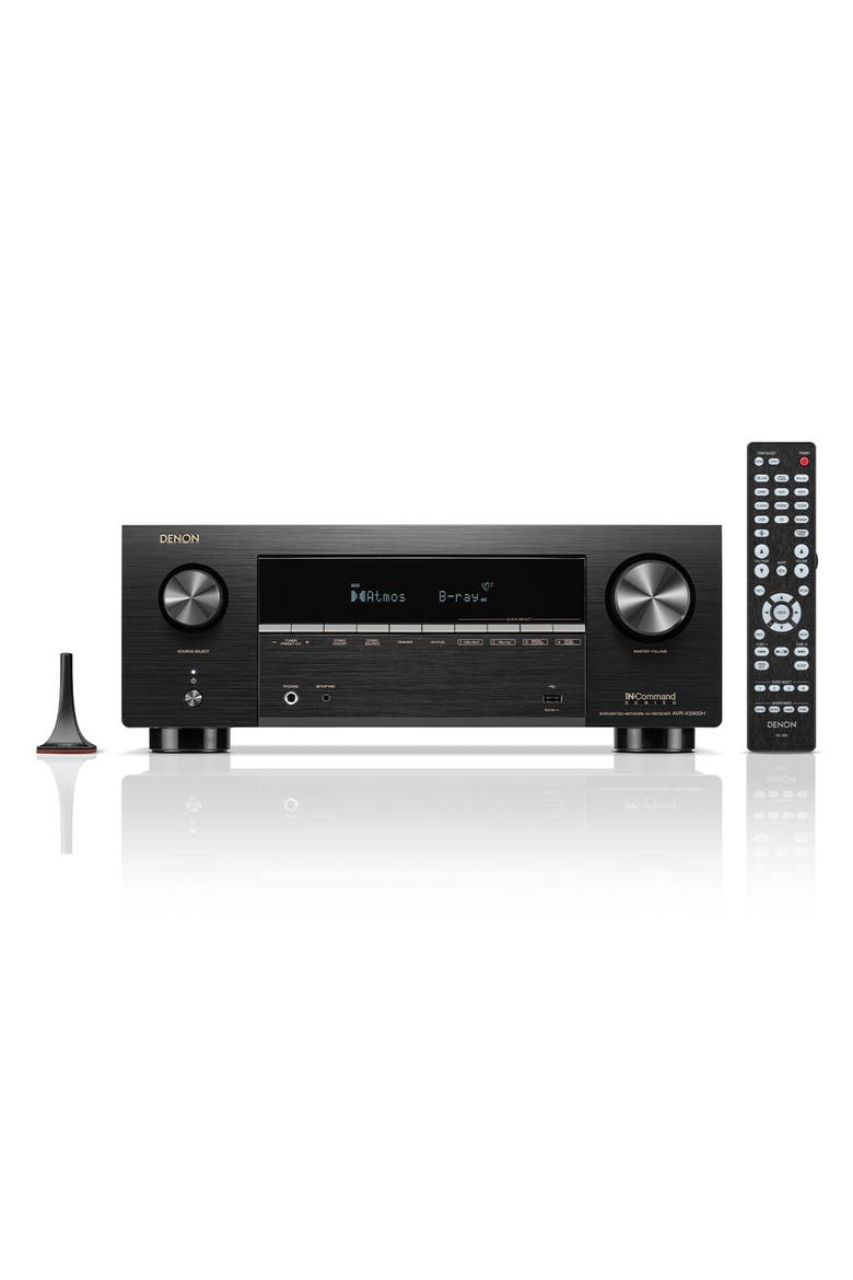 AVR-X2900H 7.2 Channel 8K Home Theater Receiver with Dolby Atmos & HEOS Built-In, Main, color, Black