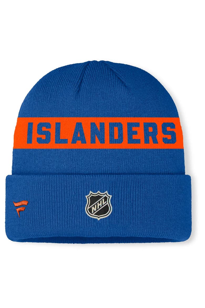 Men's Fanatics Royal New York Islanders Authentic Pro Rink Cuffed Knit Hat, Alternate, color, Royal