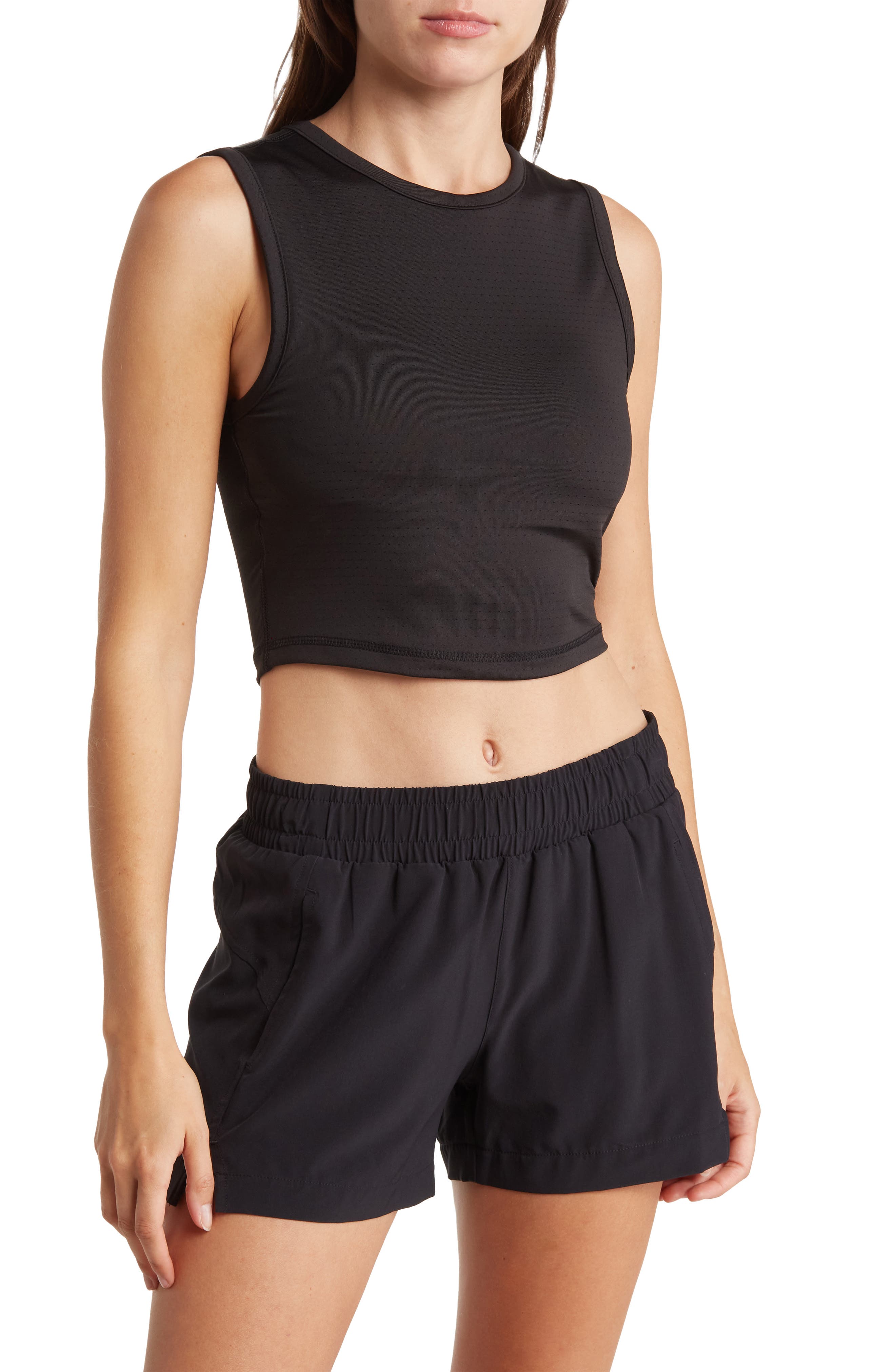WeWoreWhat Crop Muscle Tank Top (Women) | Nordstromrack