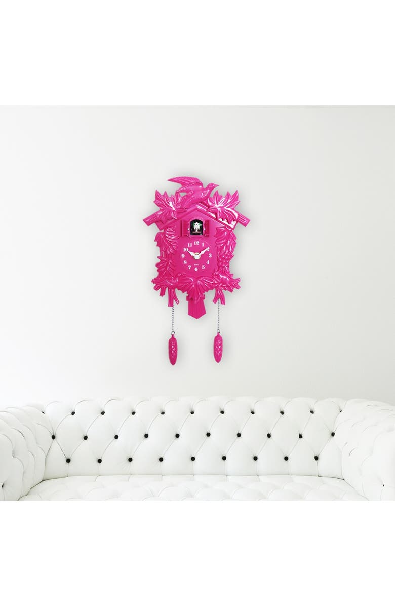 WALPLUS Pink Cuckoo Clock, Alternate, color, 