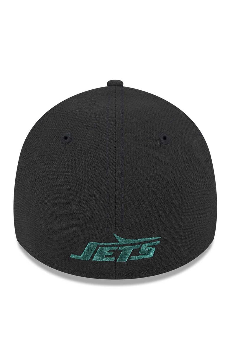 New Era Men's New Era Black New York Jets NFL Standard 39THIRTY Flex Hat, Alternate, color, 