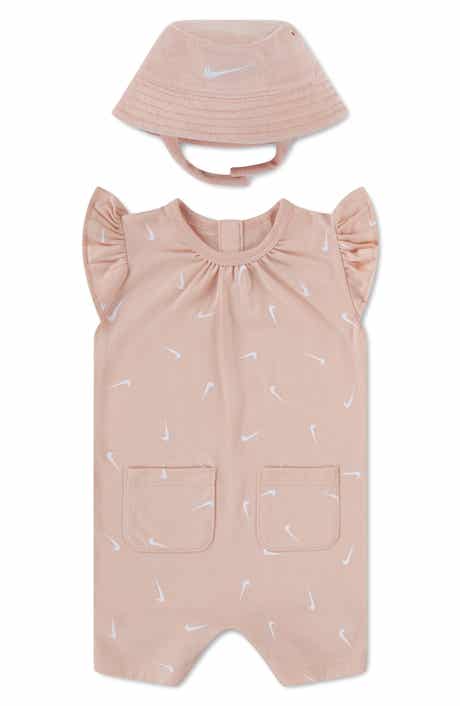 Essentials Romper & Terry Cloth Bucket Hat
