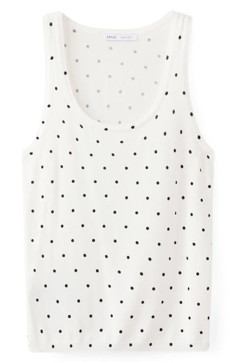 Polka Dot Knit Top (Regular & Plus)