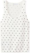 MANGO Polka Dot Knit Top