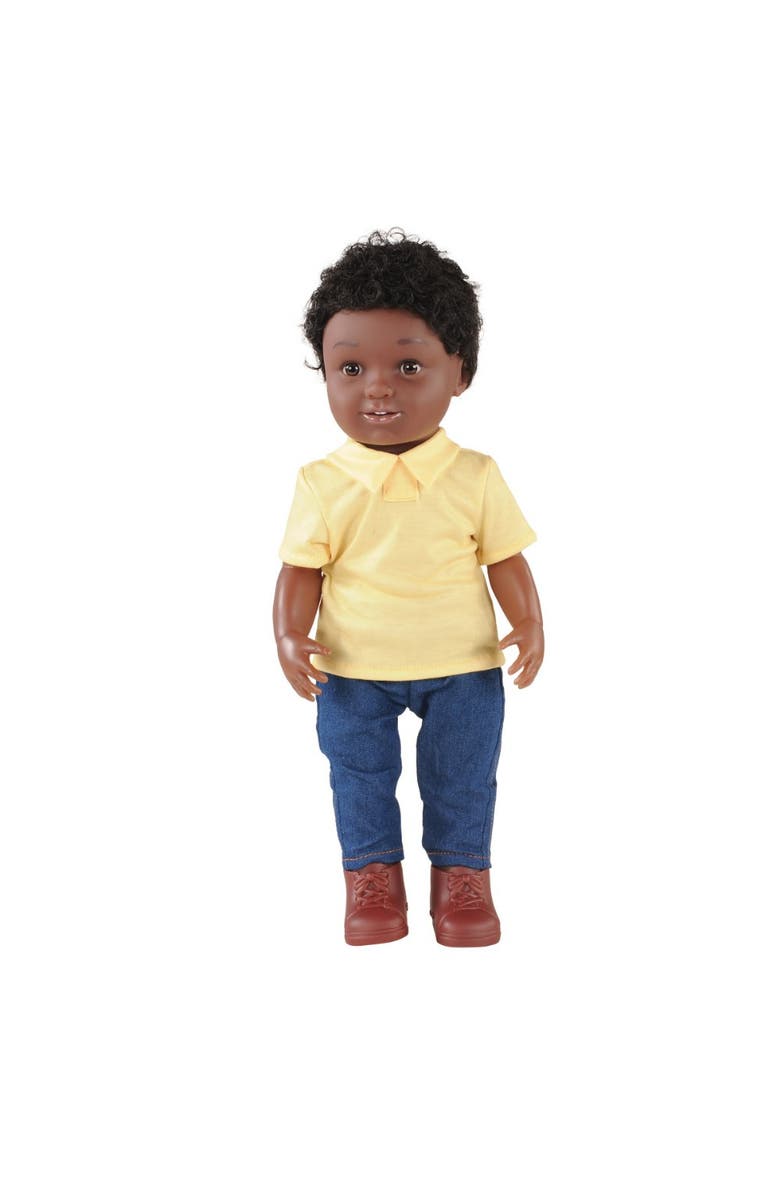 Kaplan Early Learning Company 16" Multiethnic Doll - African American Boy, Main, color, 