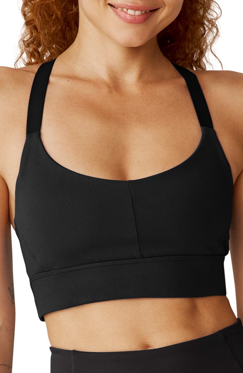 Beyond Yoga Powerbeyond Strive Longline Sports Bra, Main, color, 