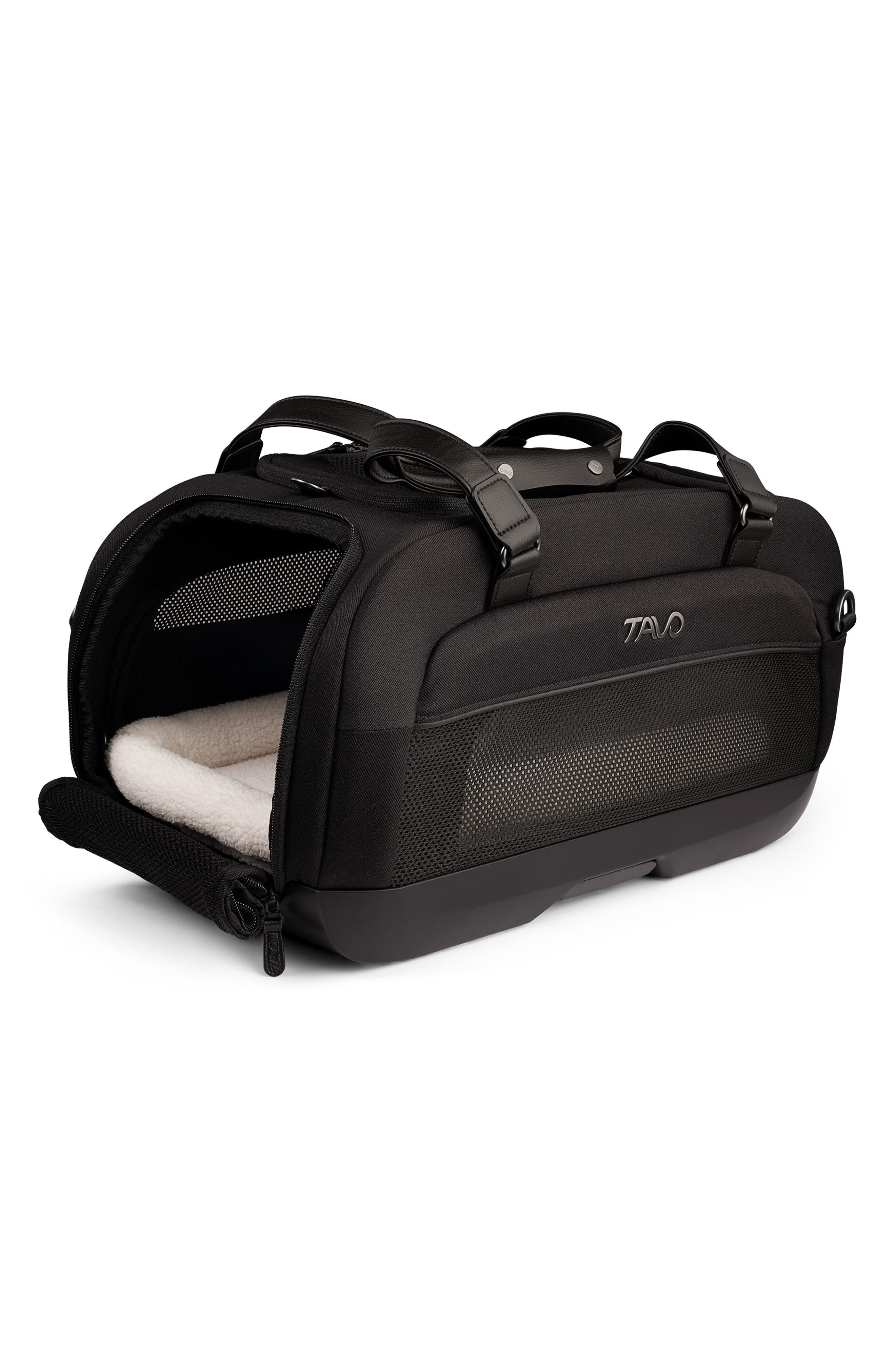 Dupree II Airline Carry-on Pet Car Seat, Alternate, color, ONYX