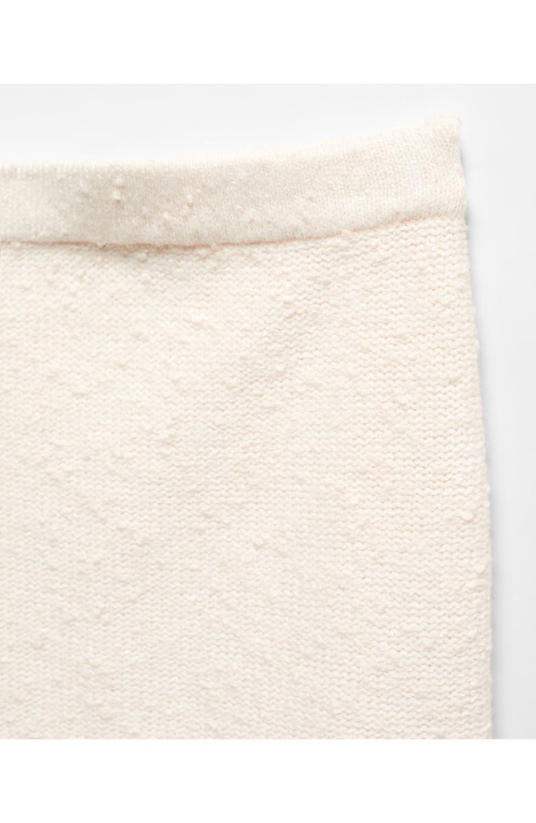 MANGO Textured Sweater Miniskirt, Alternate, color, 