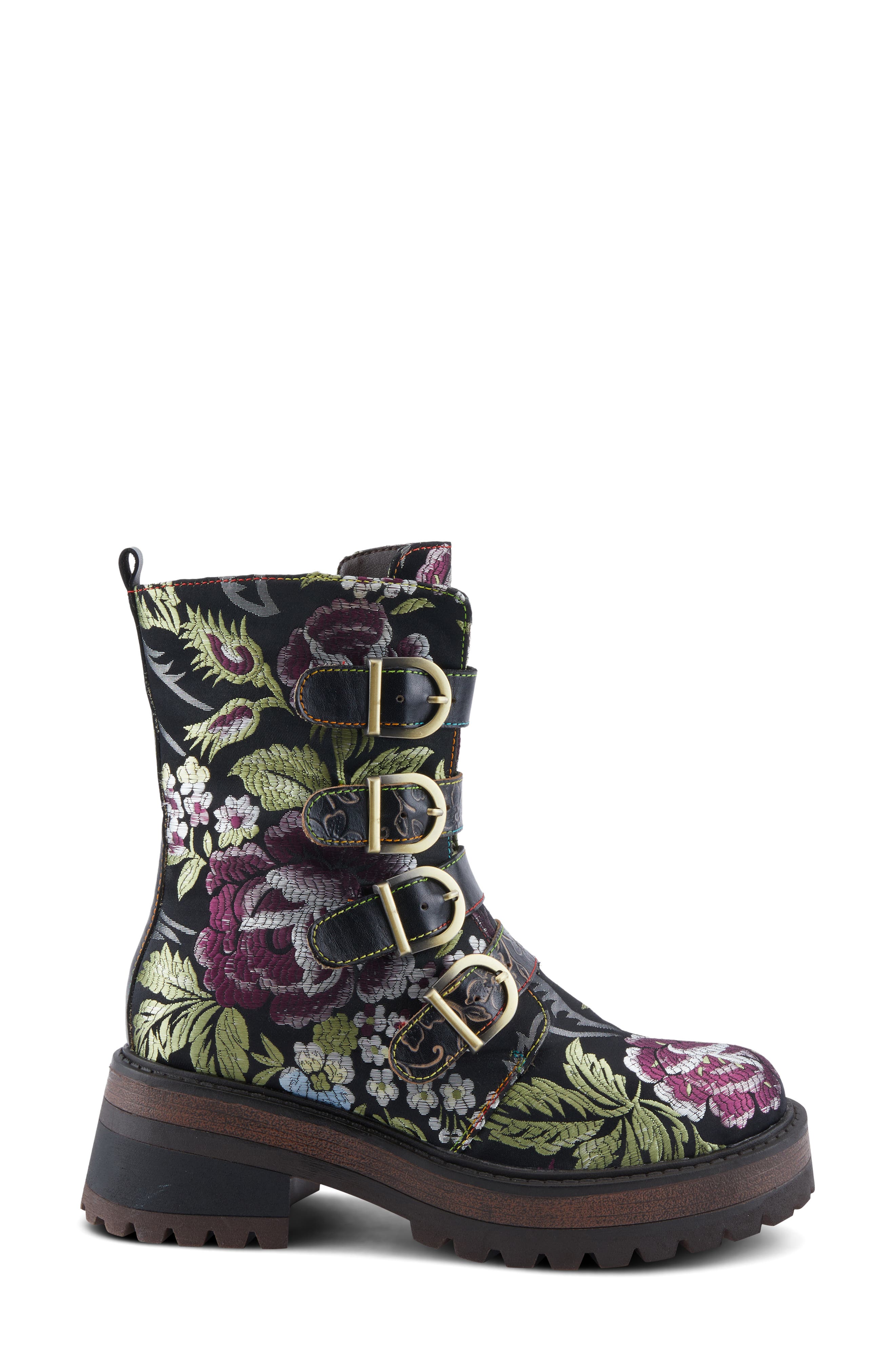 L'Artiste by Spring Step Haruko Combat Boot, Alternate, color, 