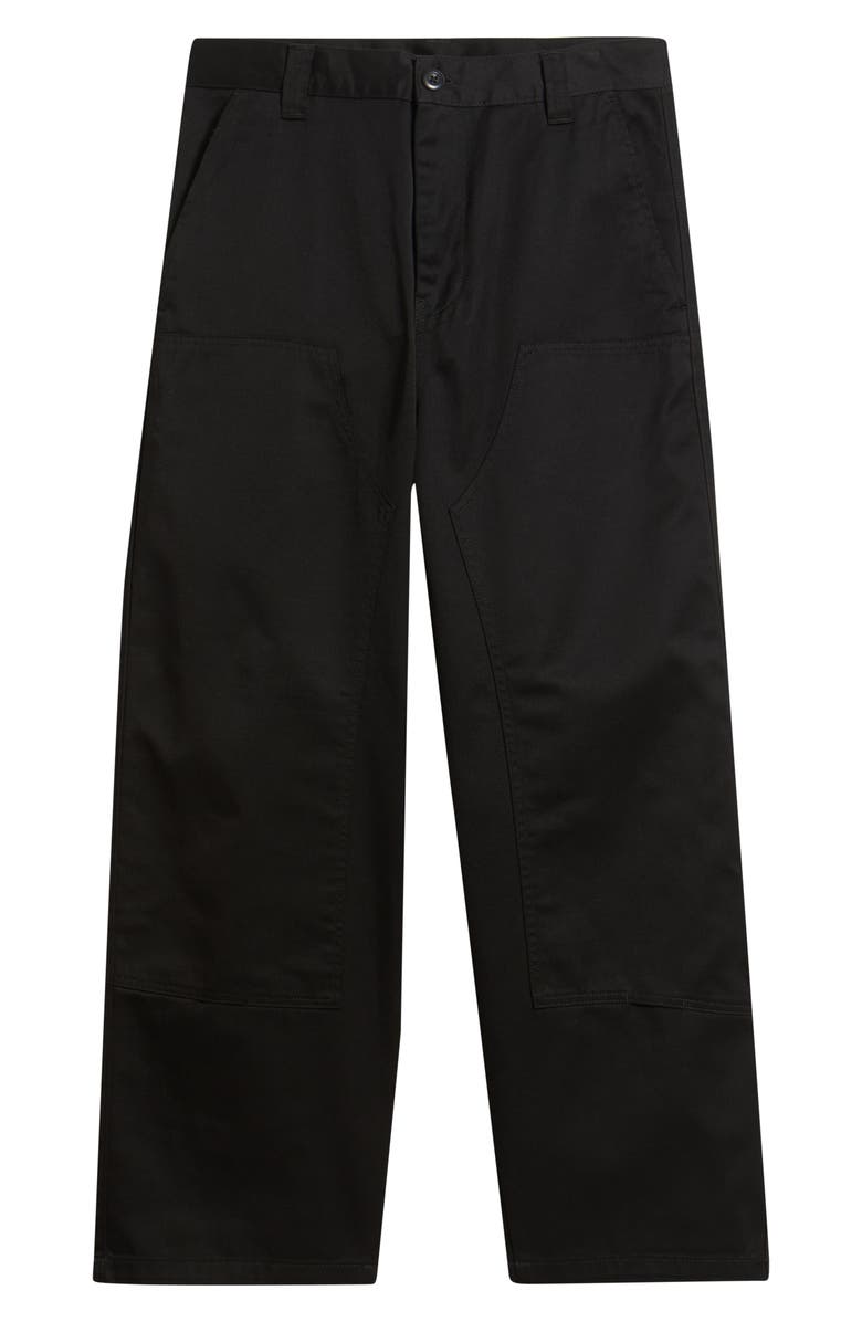 Carhartt Work In Progress Brady Double Knee Chinos, Alternate, color, Black (Rinsed)