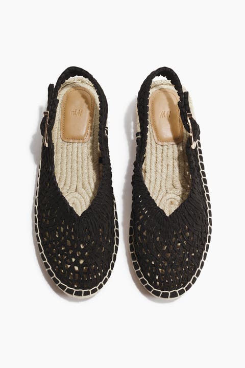 Interwoven espadrilles