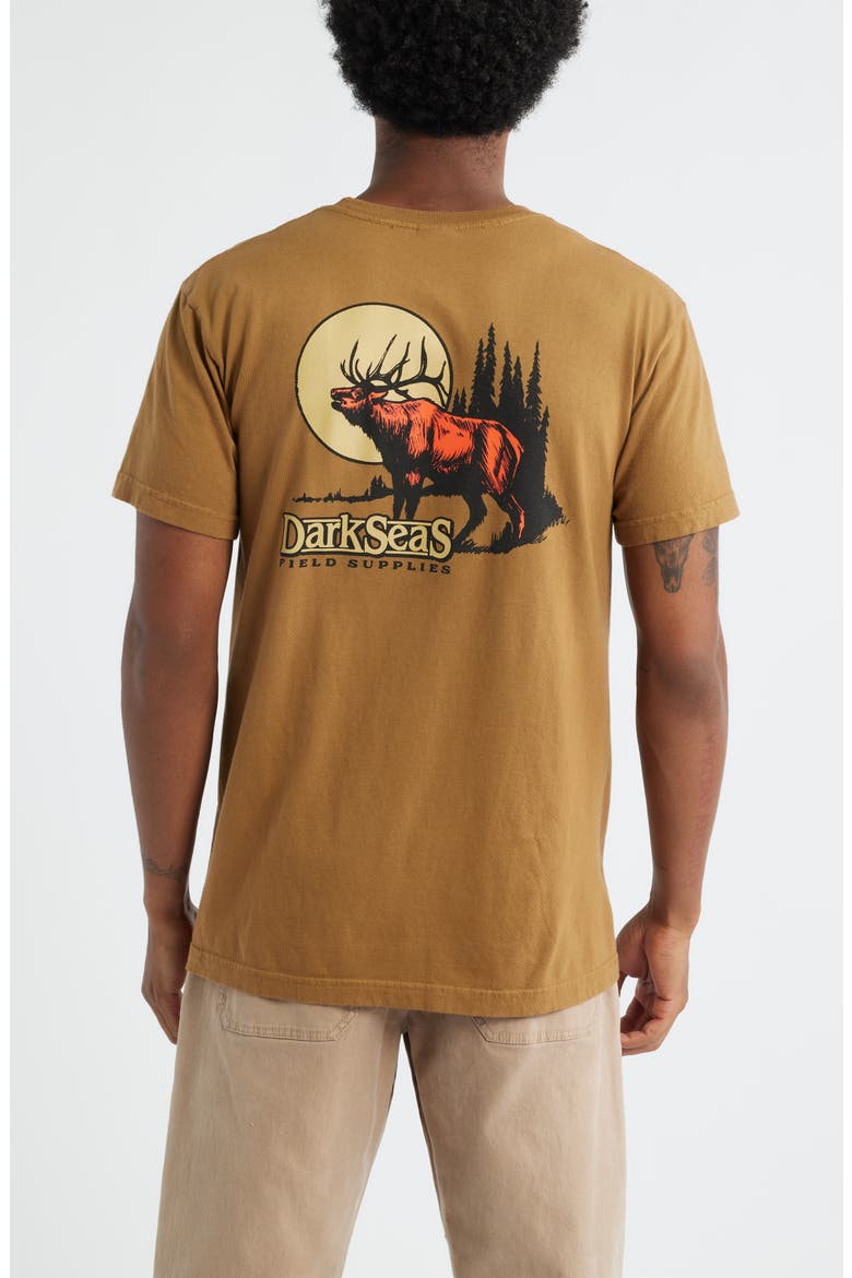 Parklands Cotton Graphic T-Shirt, Alternate, color, BRONZE BROWN