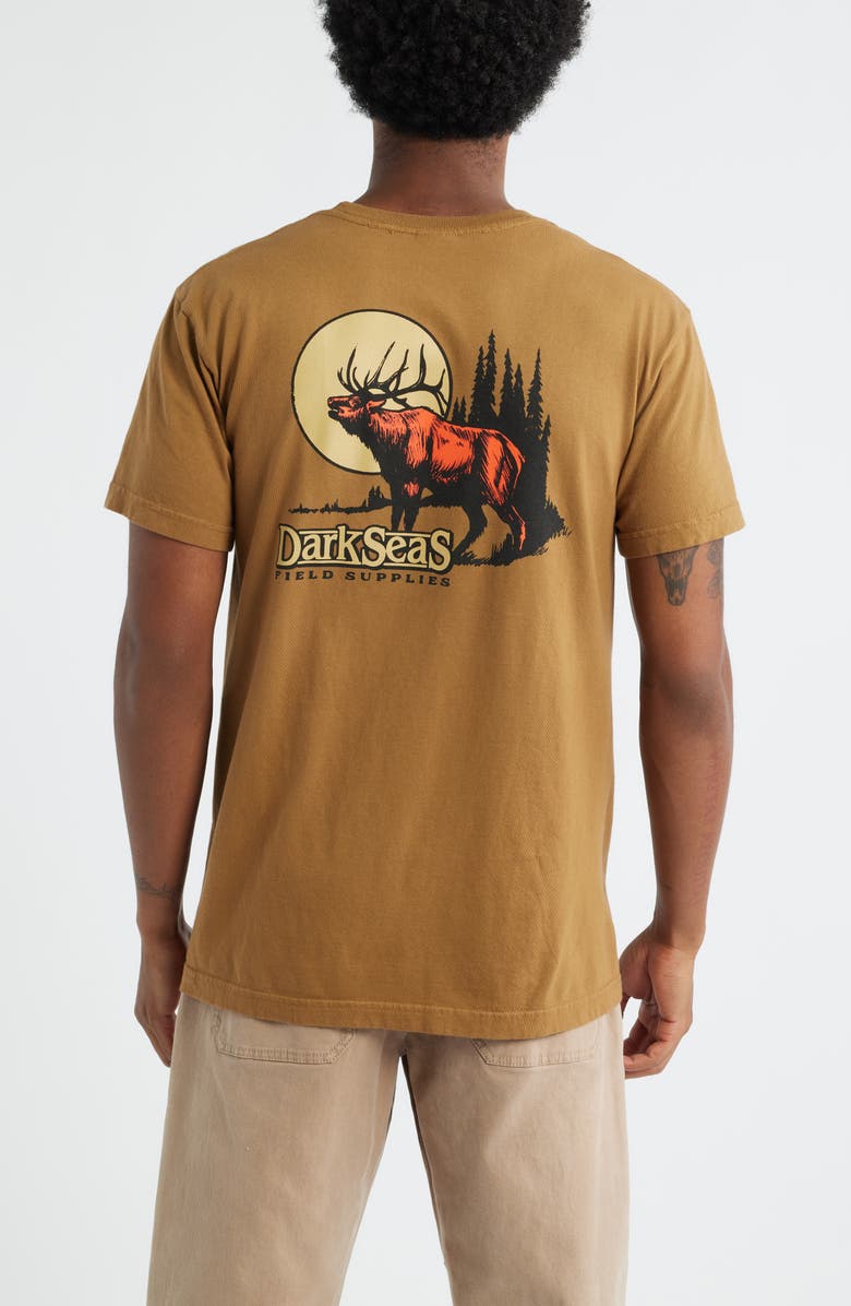 DARK SEAS Parklands Cotton Graphic T-Shirt, Alternate, color, Bronze Brown