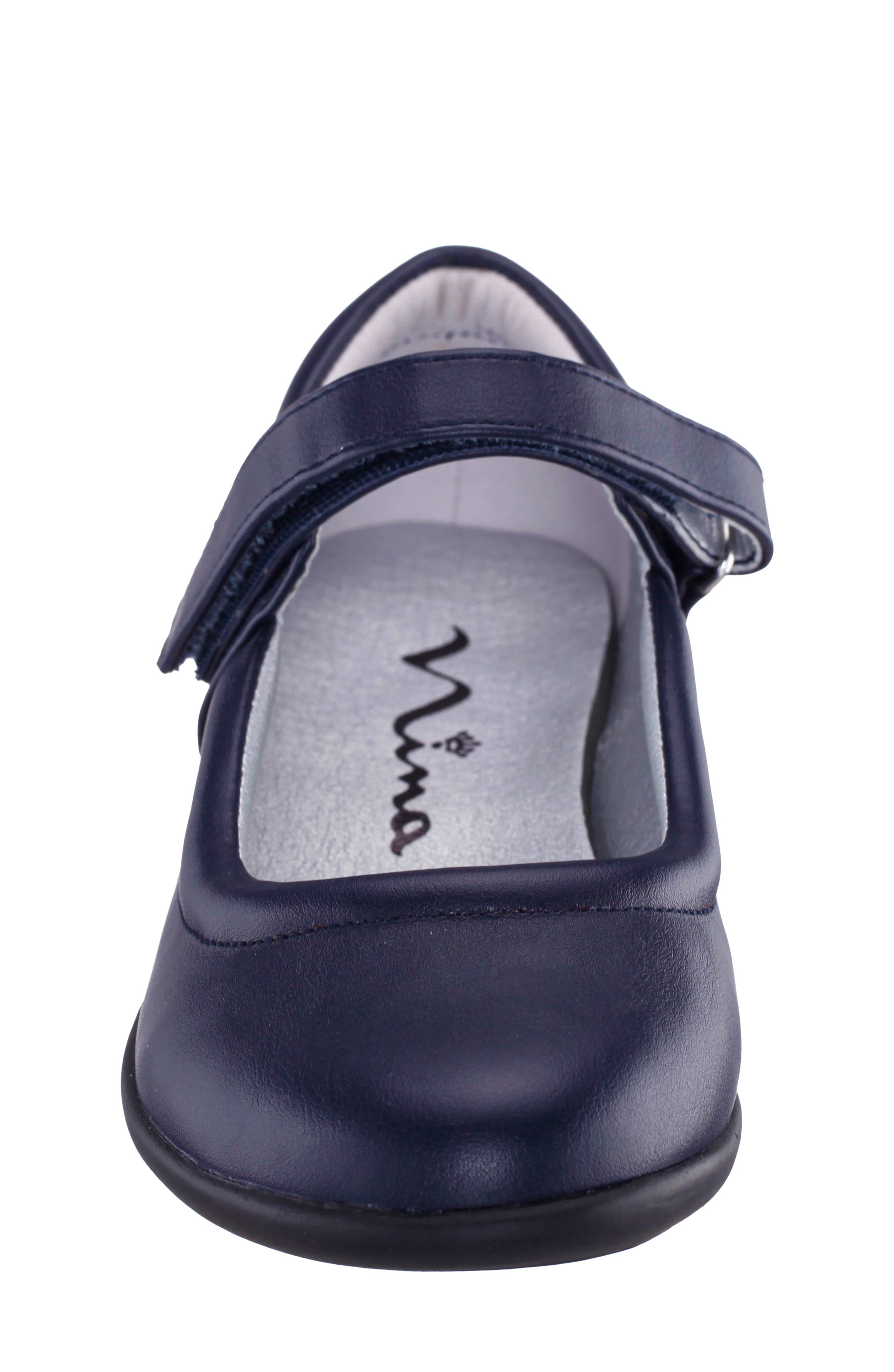 Kids' Dallas Flat, Alternate, color, NAVY TUMBLED