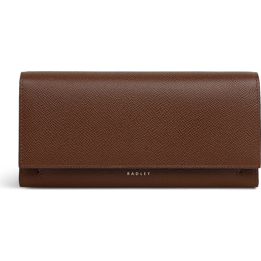 Radley Picton Place Large Flapover Wallet In Brown