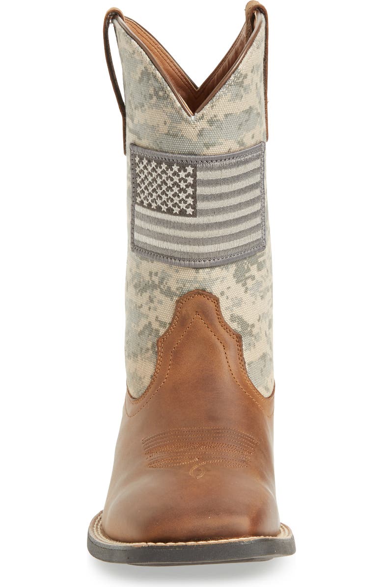 Ariat Sport Patriot Cowboy Boot, Alternate, color, Brown
