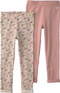 Little Planet Kids' Set of 2 Assorted Stretch Organic Cotton Leggings