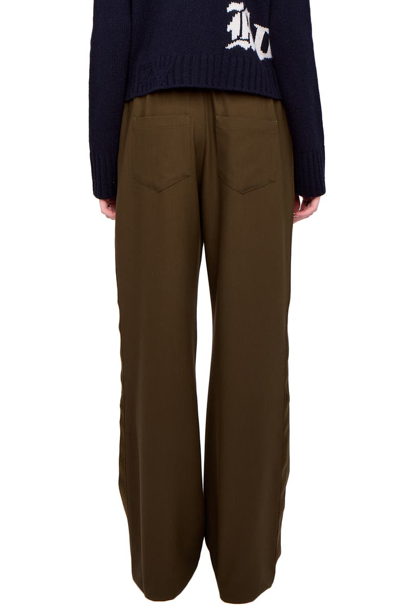 Zadig & Voltaire Poma Tailleur Drawstring Pants, Alternate, color, Moss