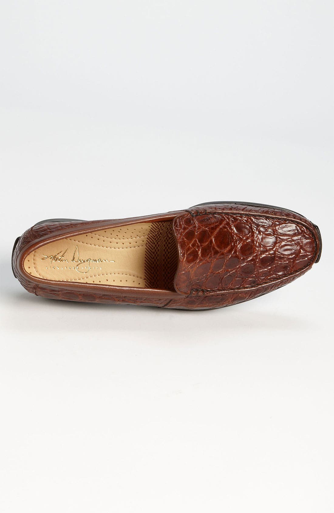 'Arlo' Crocodile Loafer, Alternate, color, COGNAC