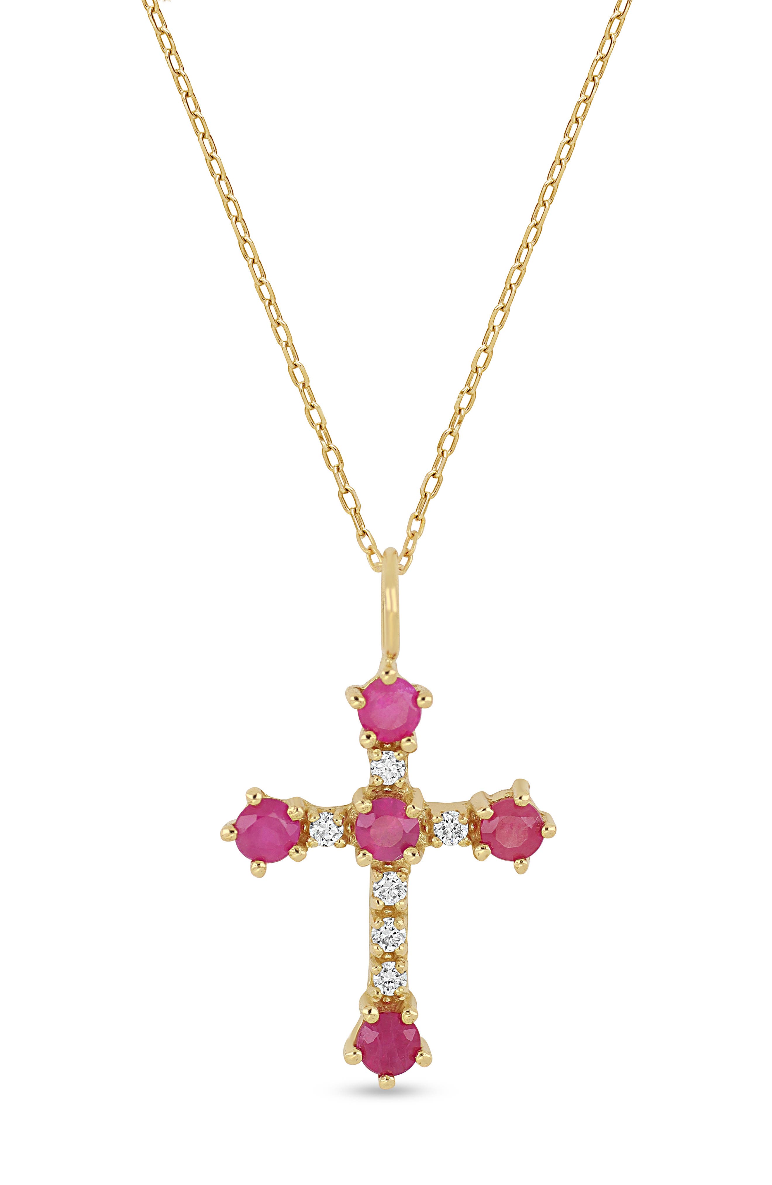 selected 18K YG/ DIAMOND/ RUBY