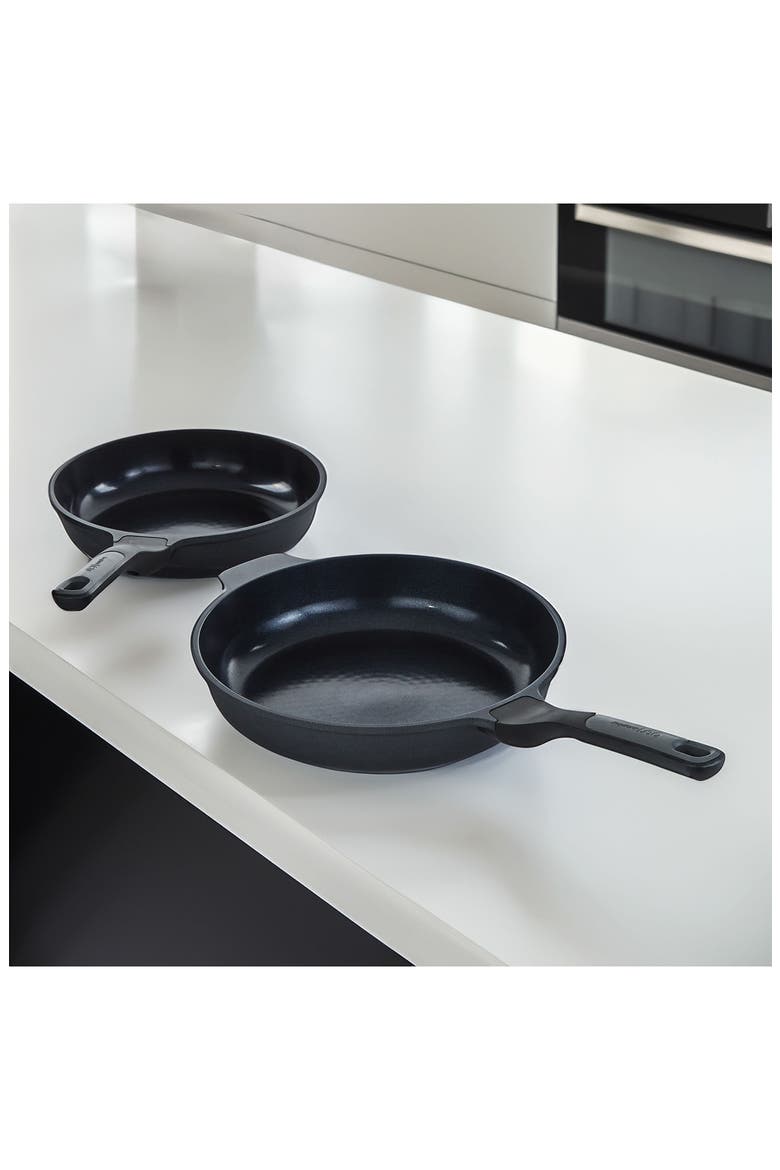 Leo Stone 2-Piece Fry Pan Set, Alternate, color, BLACK