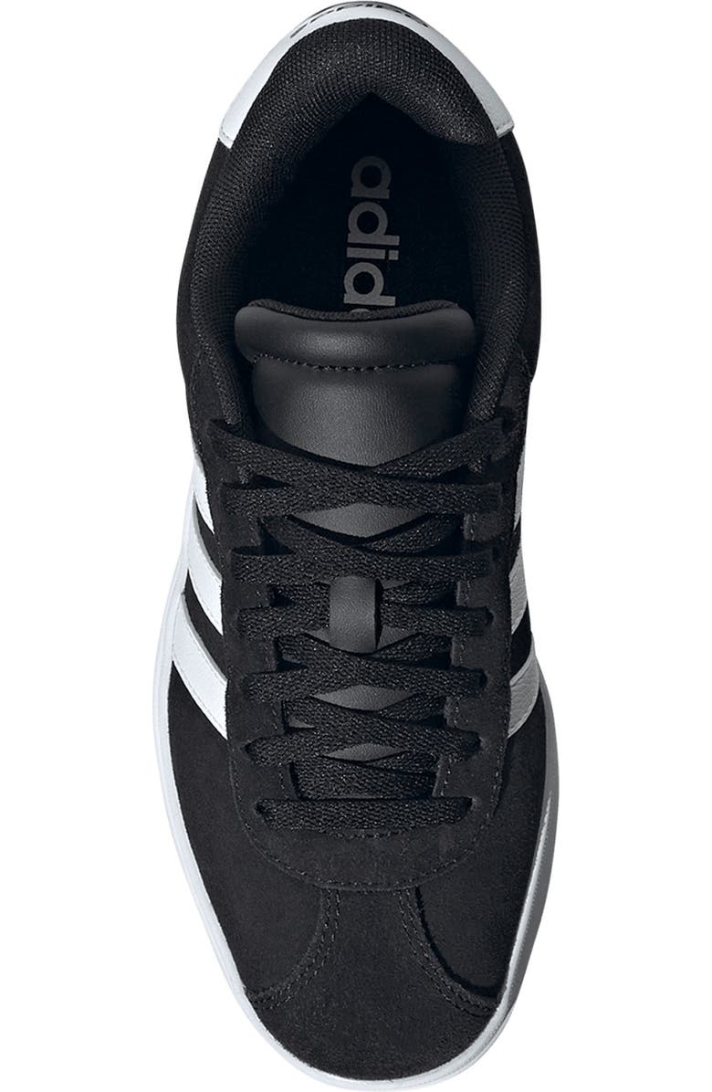 adidas Kids' VL Court Bold Lifestyle Sneaker, Alternate, color, Cblack/Ftw