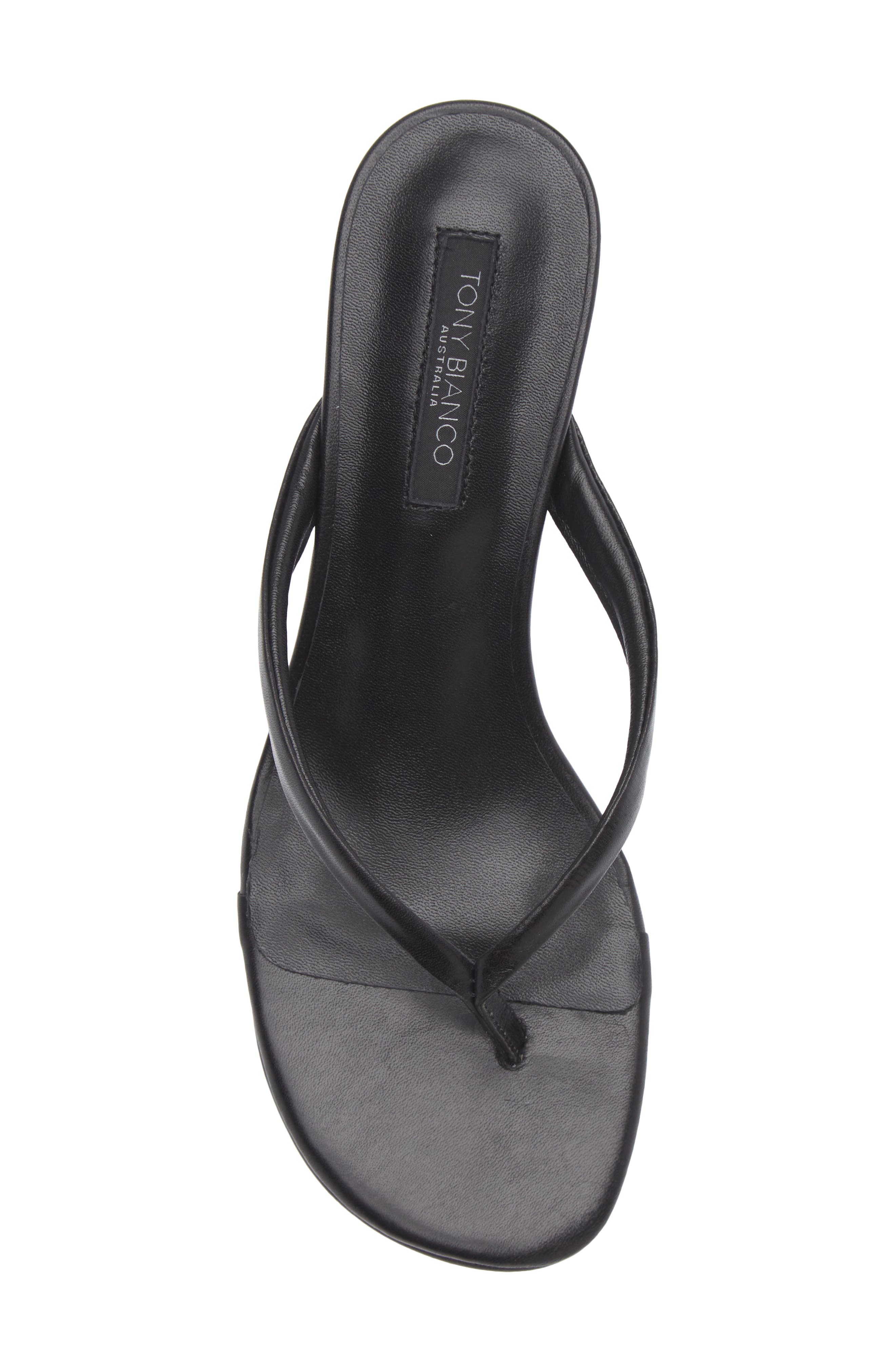 Tony Bianco Edgy Wedge Sandal, Alternate, color, Black Vintage