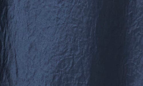 Vince Cap Sleeve Satin Maxi Dress In Blue
