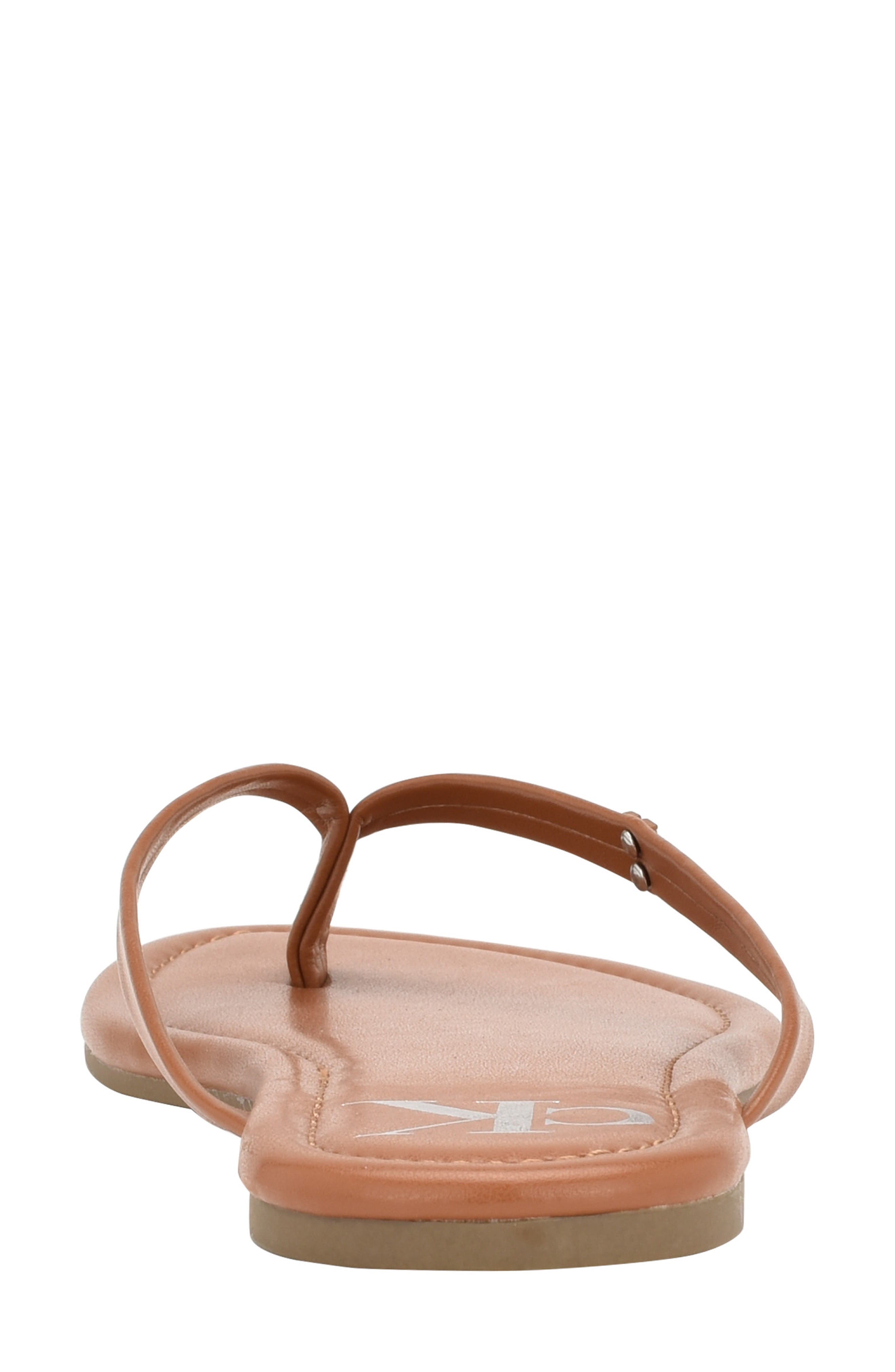 Calvin Klein Crude Flip Flop, Alternate, color, Dark Natural