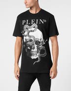 PHILIPP PLEIN T-Shirt Round Neck Ss Stones Snake Men