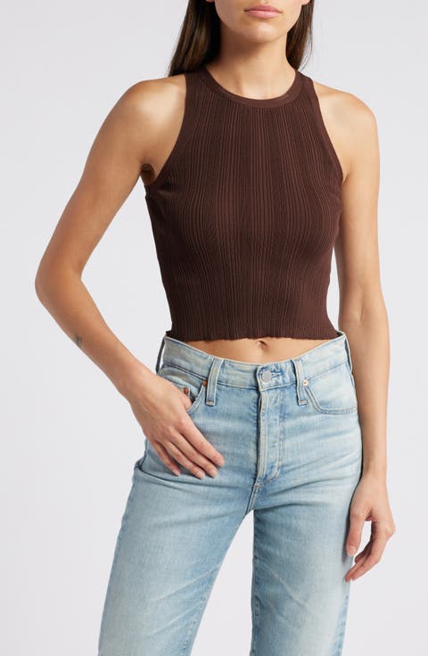 Ribbed Crop Tank (Regular & Plus)
