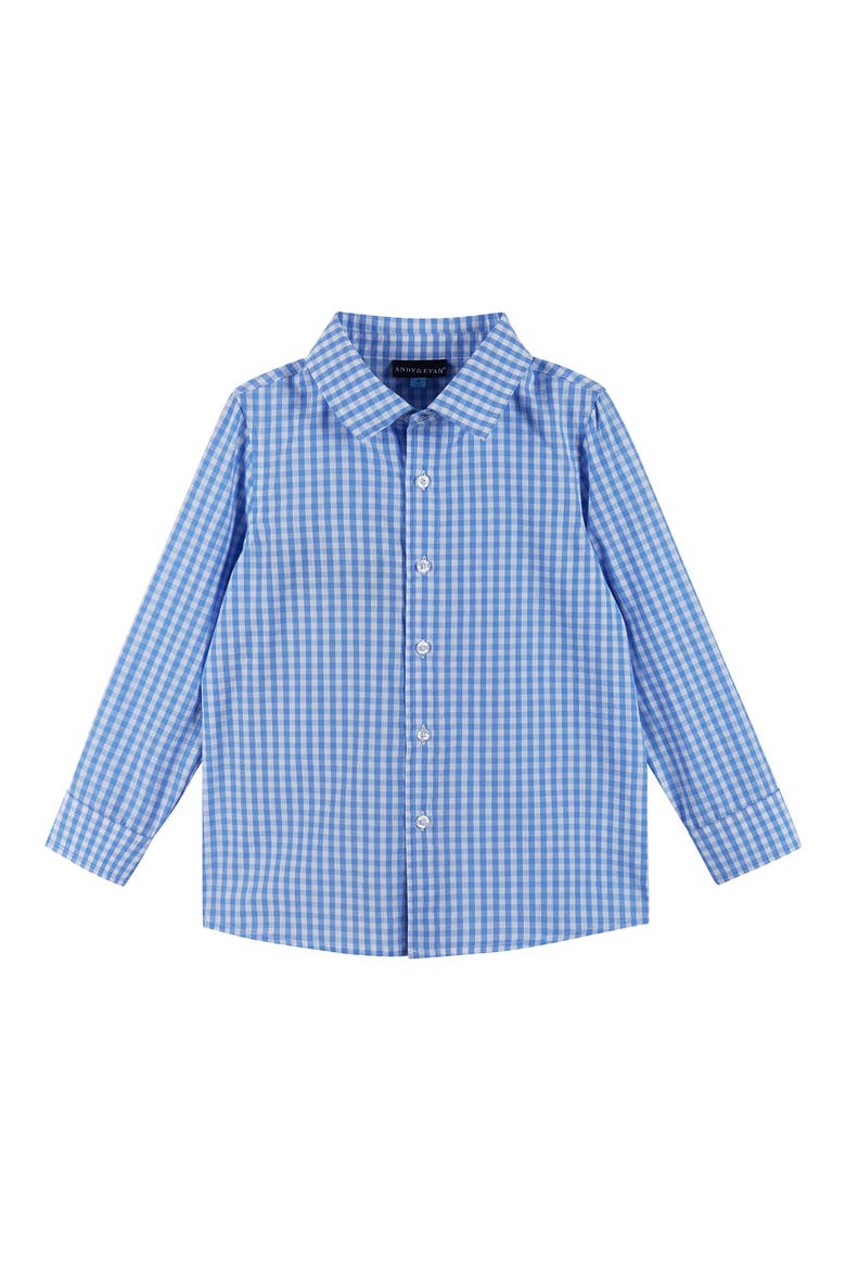 Kids' Button-Up Shirt, Pants, Suspenders & Bow Tie Set, Alternate, color, LIGHT BLUE/ KHAKI