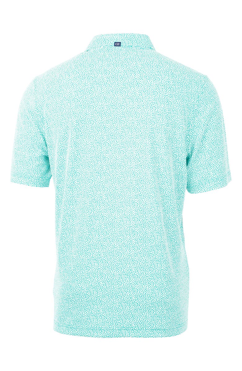 Cutter & Buck Virtue Piqué Botanical Print Polo, Alternate, color, Fresh Mint
