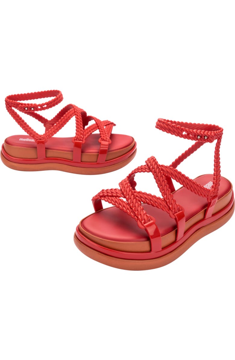 Melissa Buzios Braided Platform Sandal, Alternate, color,