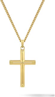 Vincero Cross Pendant Necklace