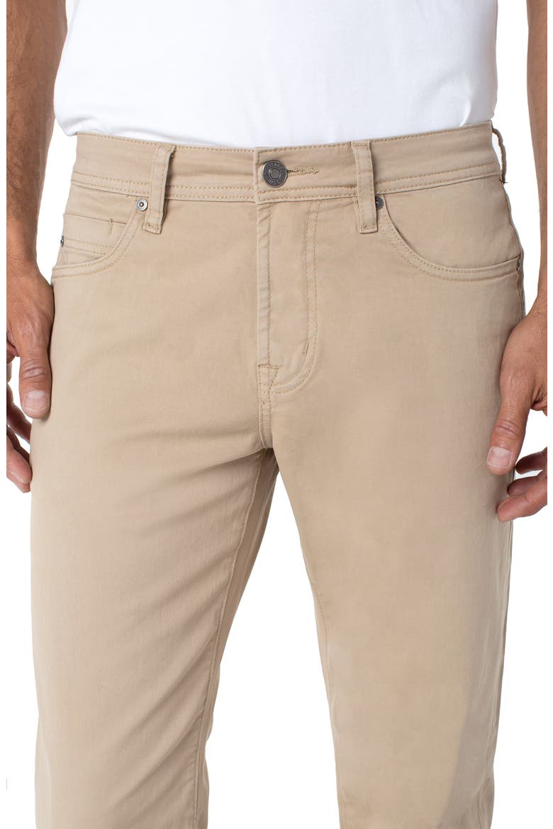 Liverpool Regent Relaxed Straight Leg Twill Pants, Alternate, color, KHAKI