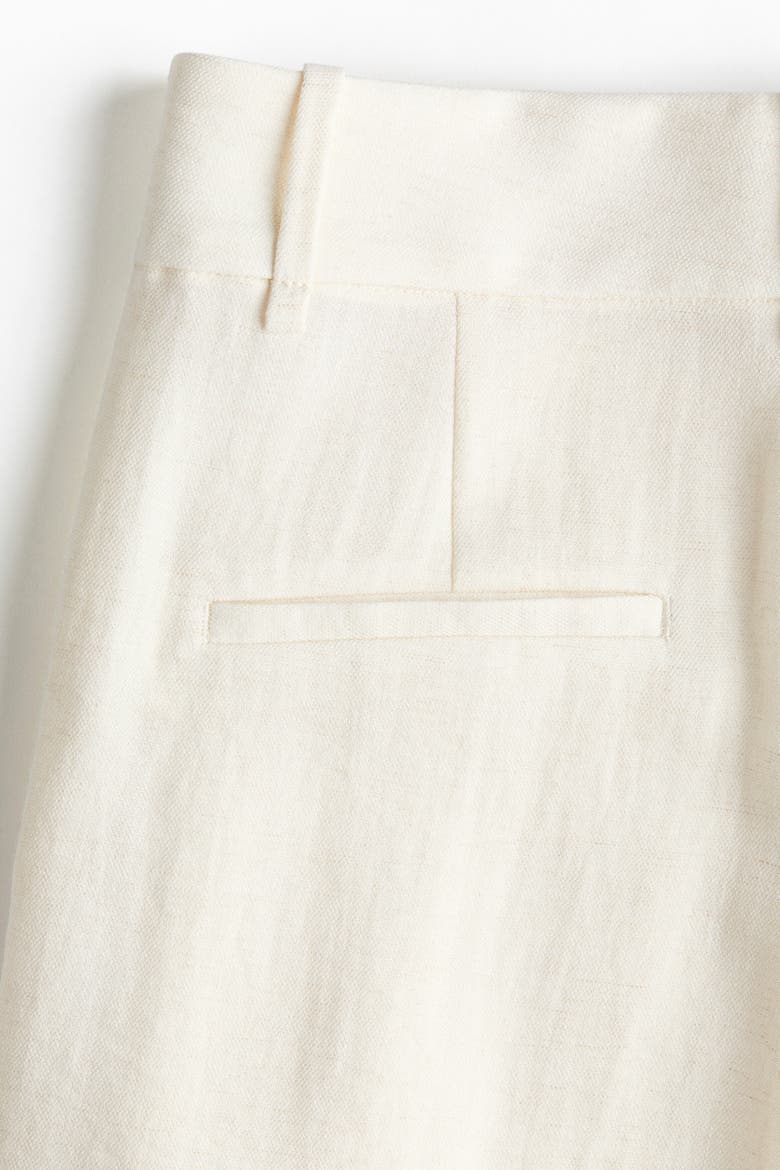 Wide Tailored Trousers, Alternate, color, Cream