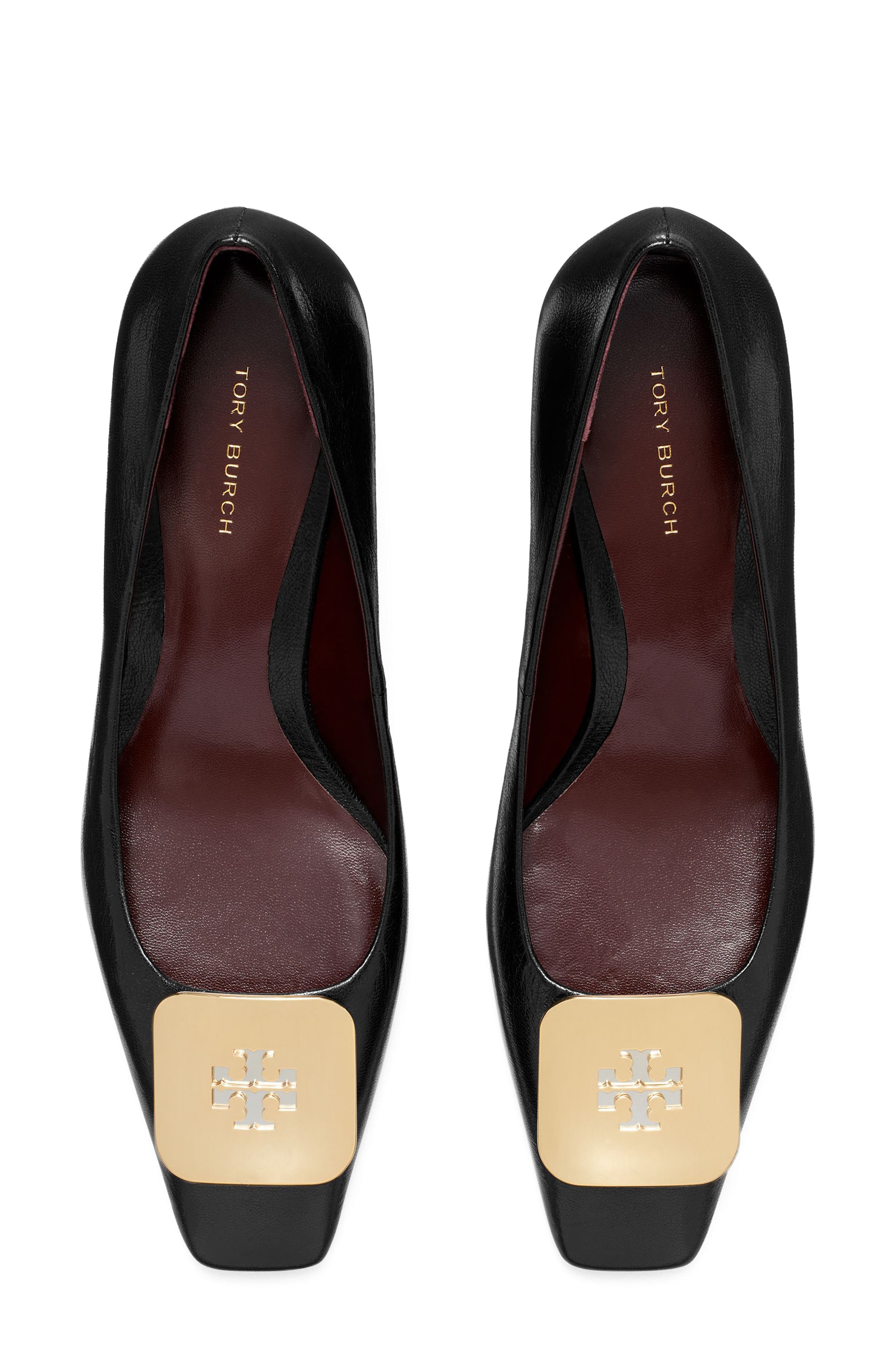 Tory Burch Georgia Wedge Pump, Alternate, color, Perfect Black