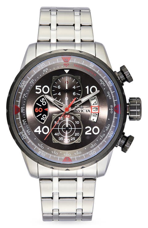 Aviator Quartz Bracelet Watch, 48mm x 16.5mm