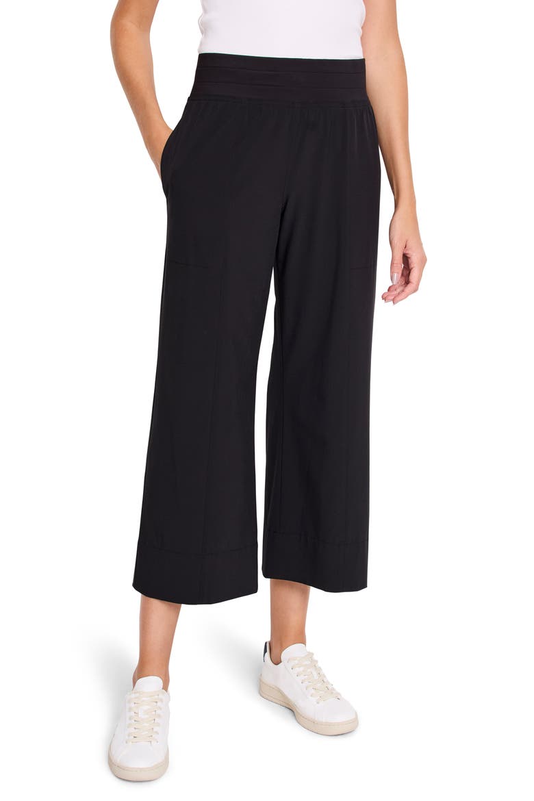 Tech Stretch Flare Pants, Main, color, BLACK ONYX