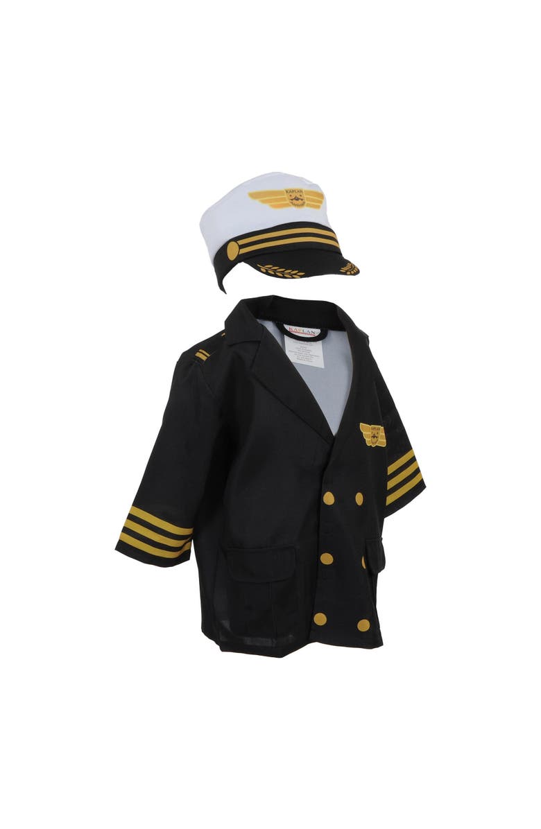 Kaplan Early Learning Company Airline Pilot Dress-Up, Alternate, color, Black