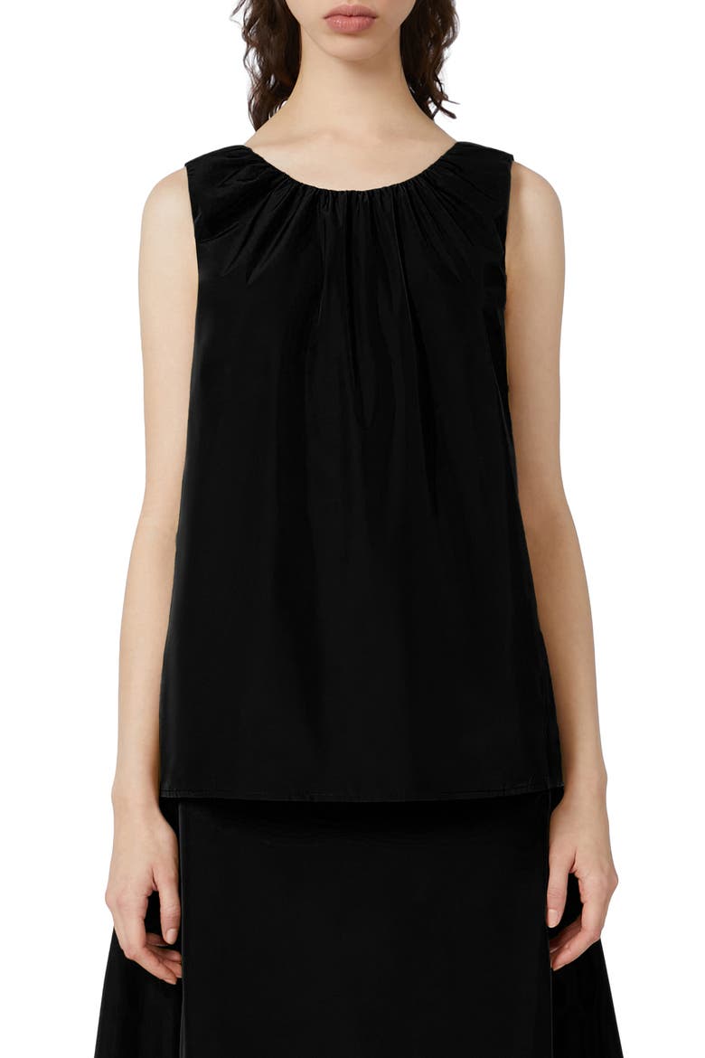 Ariccia Sleeveless Top, Main, color, BLACK