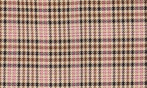 French Connection Check Plaid Patch Pocket Miniskirt In Brown