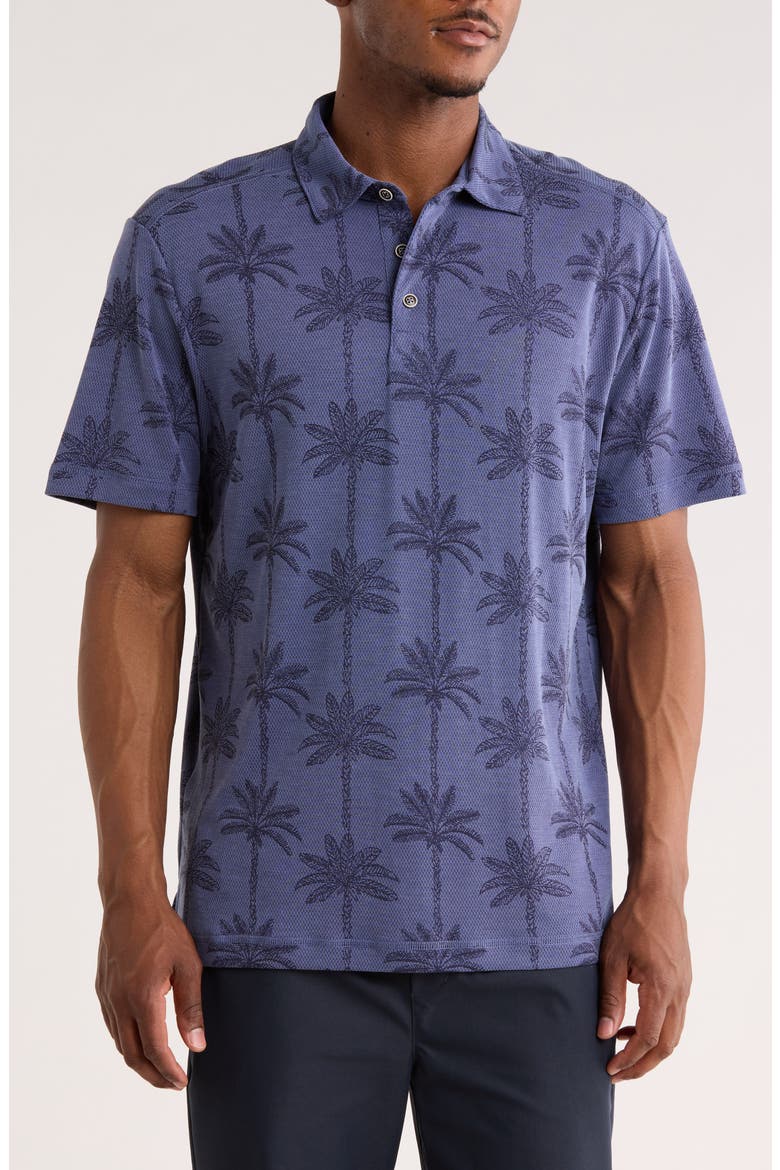Majestic Palms Polo, Main, color, BLUE HAWAIIAN