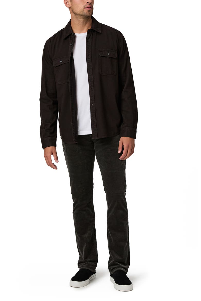 Federal Slim Straight Leg Corduroy Pants, Alternate, color, DARK IRON
