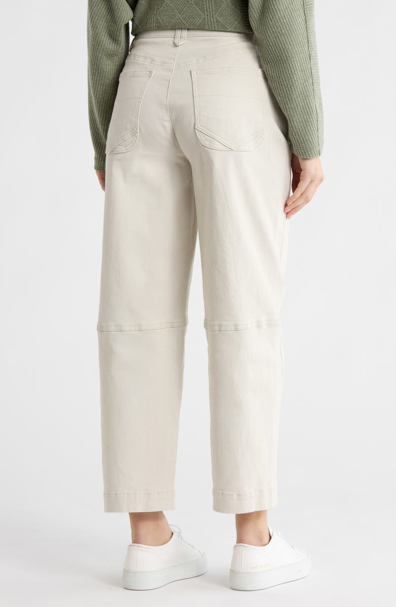 Democracy Relaxed Fit Barrel Leg Jeans, Alternate, color, Pale Stone
